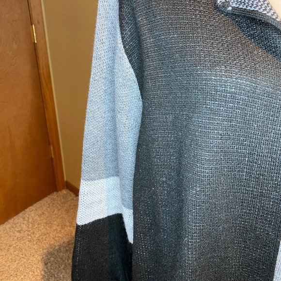 Color Block Long Cardigan - Picture 4 of 7